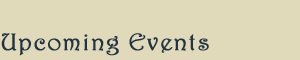Upcoming Events
